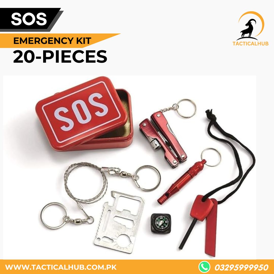 SOS Emergency Kit 20-Piece Survival Kit