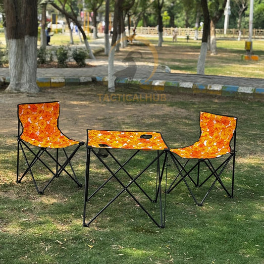 Foldable Chairs with Table set for Outdoor - Camping