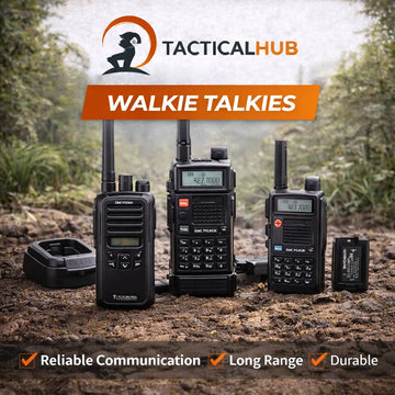 TacticalHub walkie talkies in Pakistan – durable long-range two-way radios designed for reliable communication in outdoor, tactical, and field use.