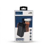 Kamal 20000mAh Solar Power Bank – High-Capacity Backup