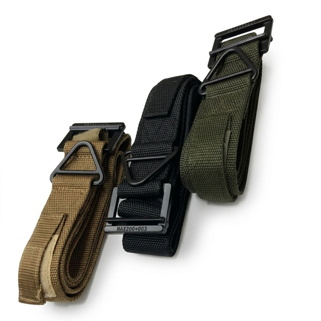 Heavy-Duty CQB Tactical Riggers Belt | Quick-Release Metal Buckle, Military Nylon Webbing, Outdoor Combat Gear