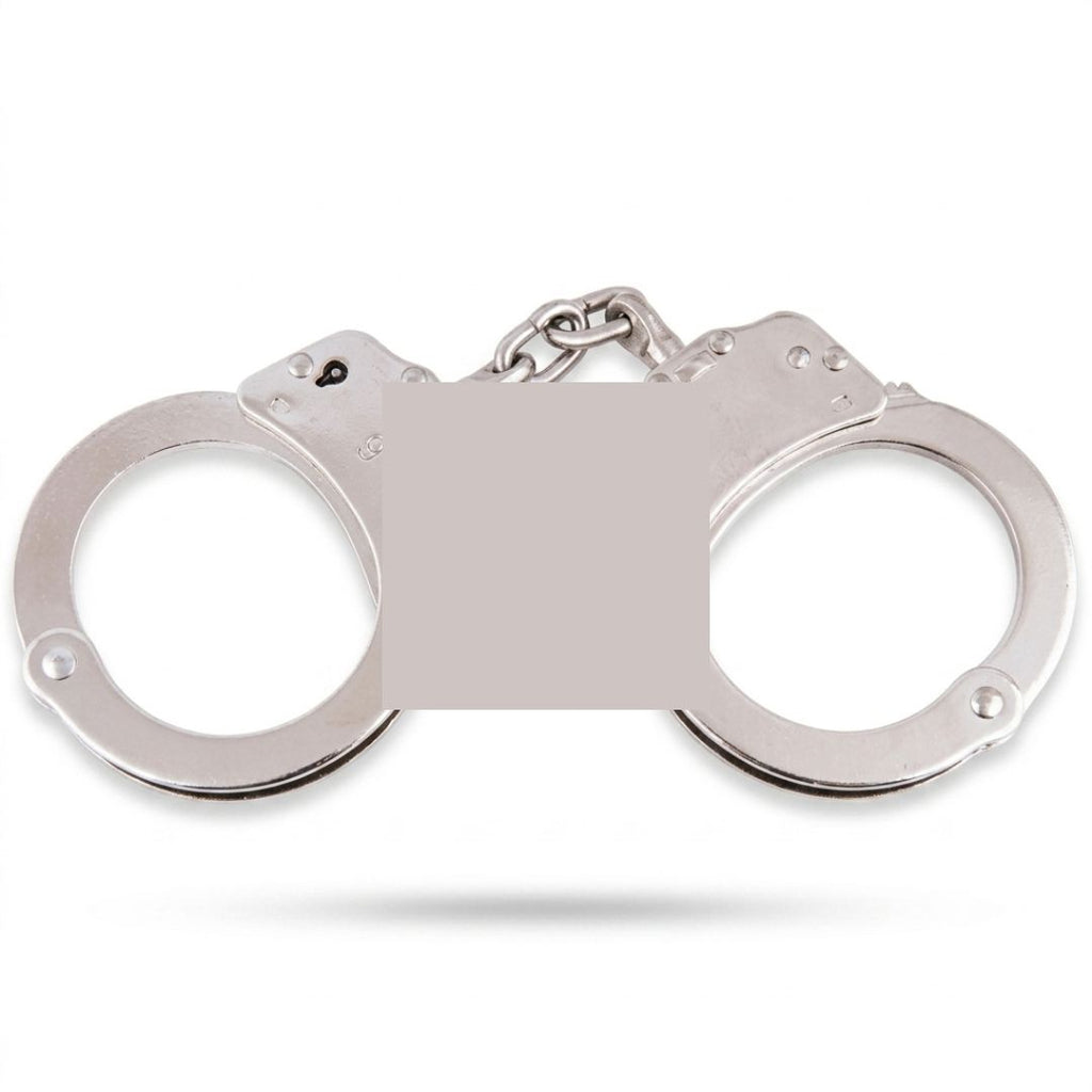 Professional Double-Lock Restraint Cuffs — Heavy-Duty Carbon Steel