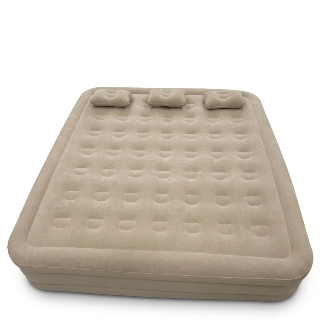 Luxury Inflatable Air Mattress – Built-in Pump for Quick Inflation