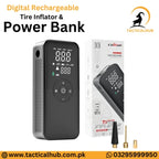 Digital Rechargeable Tire Inflator & Power Bank