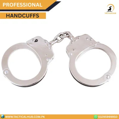 Professional Double-Lock Restraint Cuffs — Heavy-Duty Carbon Steel