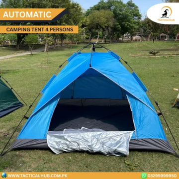 4-Person Automatic Outdoor Tent – Quick Deploy, All-Weather Protection