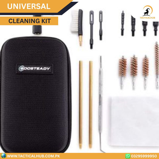 BOOSTEADY Universal Pistol Cleaning Kit — .45 Caliber Gun Cleaning Brushes & Jag Set