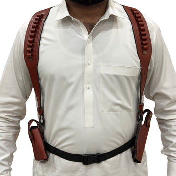 Double-Sided Leather Shoulder Holster