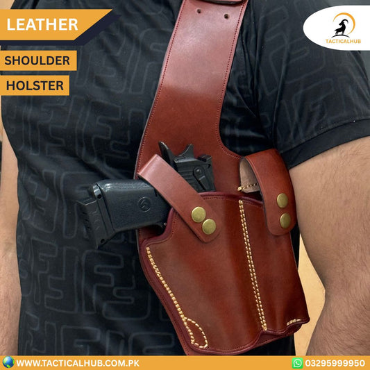 Premium Leather Shoulder Holster – Durable & Comfortable Carry