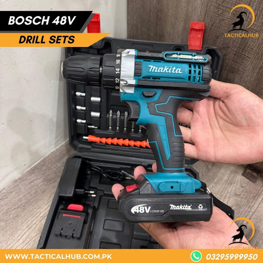Bosch 48V Heavy Duty Drill Sets