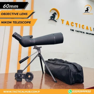 60mm Objective Lens Nikon TeleScope for Hunting Camping and Bird Watching