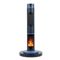 Premium Tower Heater with Realistic Flame Display