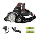 Waterproof Rechargeable Headlamp Torch
