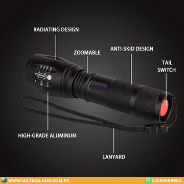 Professional-Grade LED Hunting Flashlight