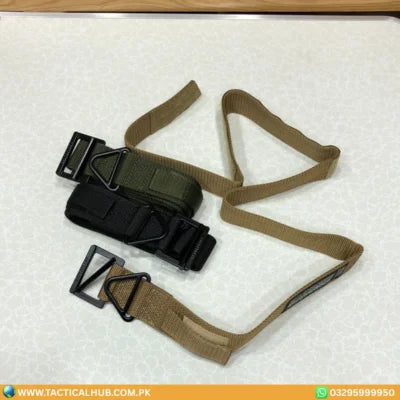 Heavy-Duty CQB Tactical Riggers Belt | Quick-Release Metal Buckle, Military Nylon Webbing, Outdoor Combat Gear