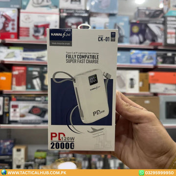 Kamal 120W 30000mah PD Power Bank – Ultra-Fast Charging, Lightweight & Travel-Friendly Design
