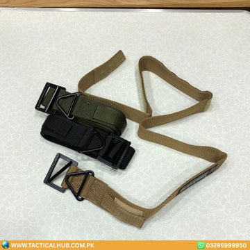 Heavy-Duty CQB Tactical Riggers Belt | Quick-Release Metal Buckle, Military Nylon Webbing, Outdoor Combat Gear