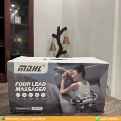 MDHL Six Head Massage Gun – Powerful Deep Tissue Massager for Pain Relief & Recovery