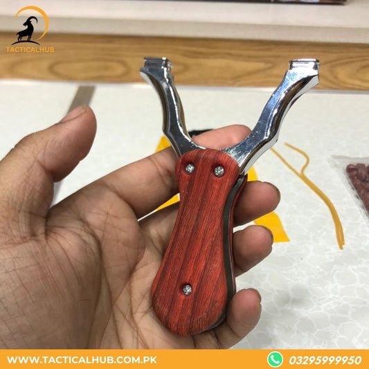 Folding Steel Pocket Slingshot
