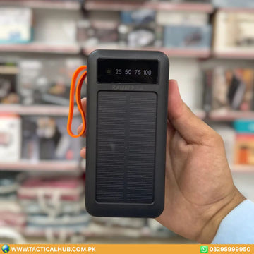 Kamal 50000mAh Solar Power Bank – Ultra High-Capacity Portable Charger with Dual USB Output