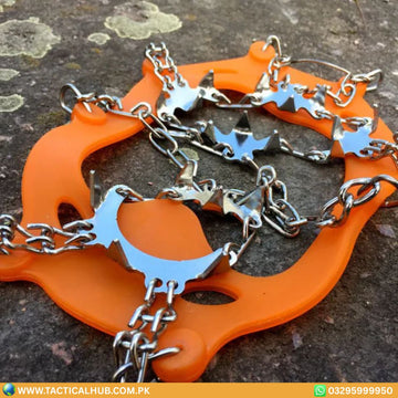 Heavy-Duty Ice Snow Chain Crampons for Shoes & Boots