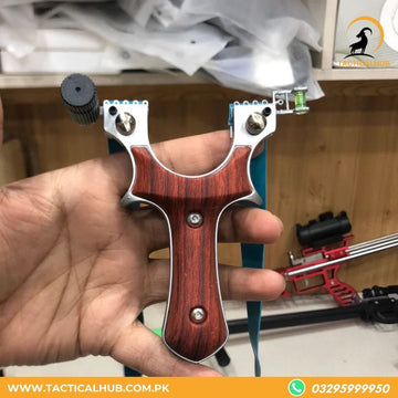 Slingshot with a Classic Wood Handle