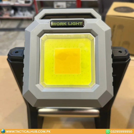 2-in-1 Telescopic LED Work Lamp and Power Bank | Multifunctional Emergency Light