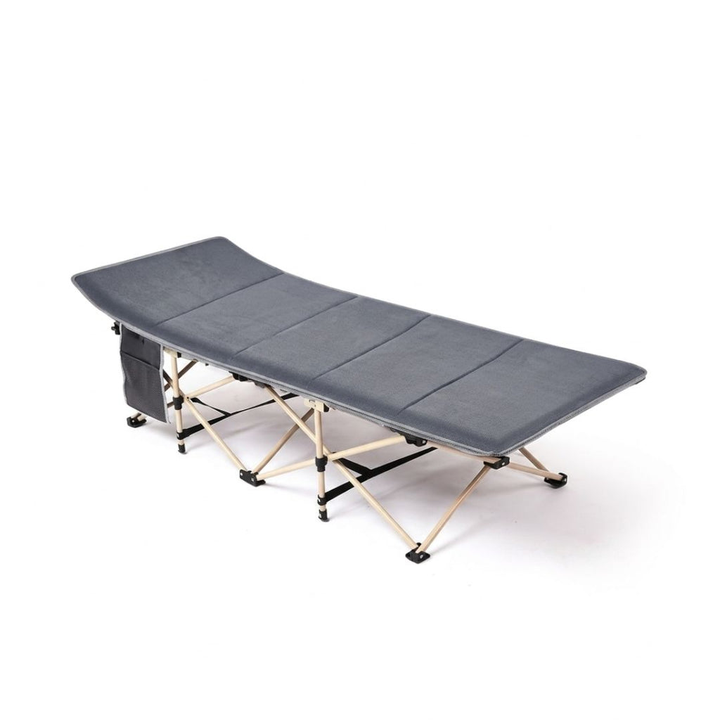 Portable Folding Outdoor Bed with Padded Pillow