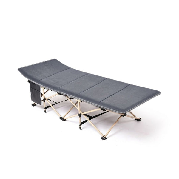 Portable Folding Outdoor Bed with Padded Pillow