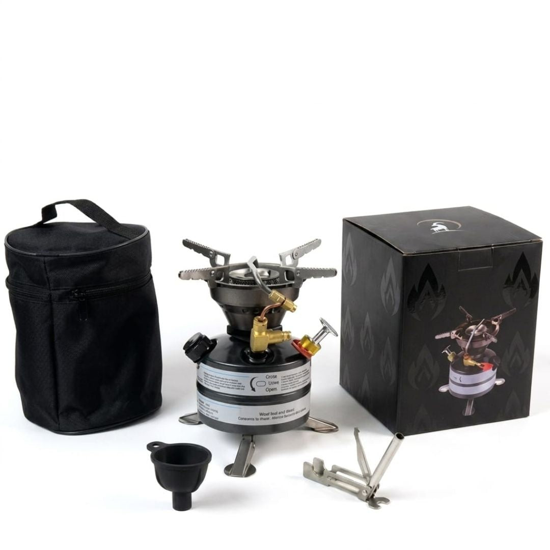 Tactical Gasoline Portable Stove | For Camping/Family