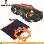 Heavy-Duty Ice Snow Chain Crampons for Shoes & Boots
