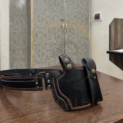 GENUINE LEATHER BELT HOLSTER