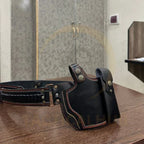 GENUINE LEATHER BELT HOLSTER