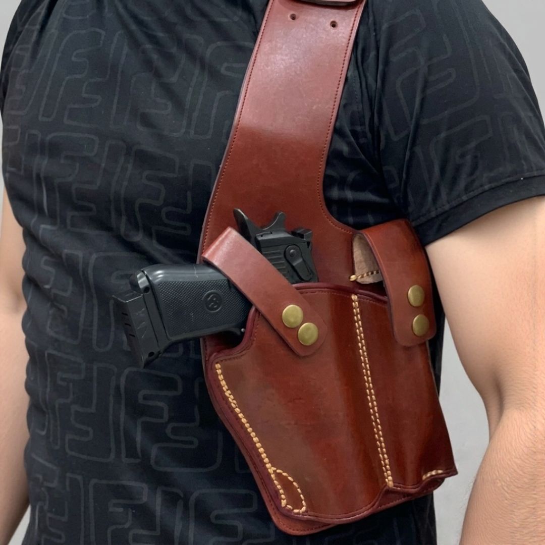 Premium Leather Shoulder Holster – Durable & Comfortable Carry