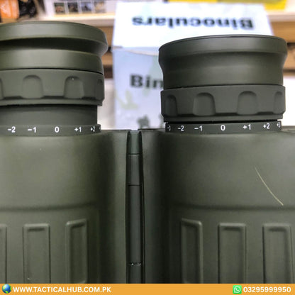 BOSTRON Commander Race Edition 10x50 Waterproof Binoculars with Built-in Compass | Professional Marine & Tactical Optics