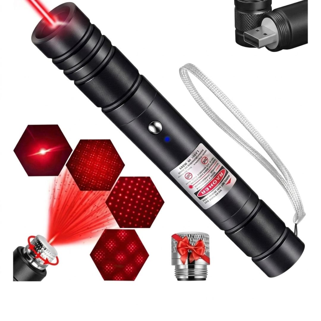 Rechargeable Powerful Green Laser Pointer - with more then 4 KM Range