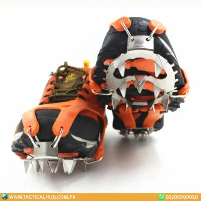 Heavy-Duty Ice Snow Chain Crampons for Shoes & Boots