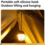 Classic Retro LED Camping Lamp | USB Rechargeable Portable Lantern