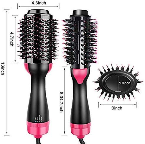 Hot Air Blower Brush For Hair Drying - Styling