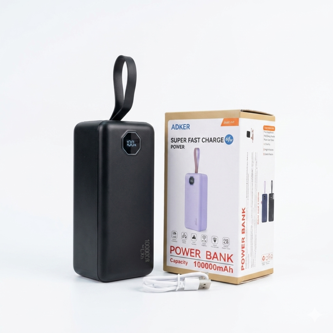 100 000 mah Power Bank - Super Fast Charging