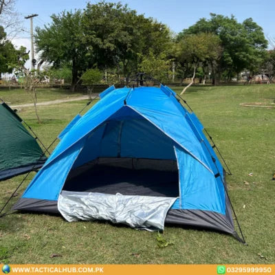 4-Person Automatic Outdoor Tent – Quick Deploy, All-Weather Protection