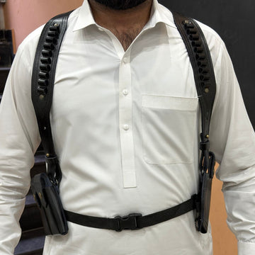 Double-Sided Leather Shoulder Holster