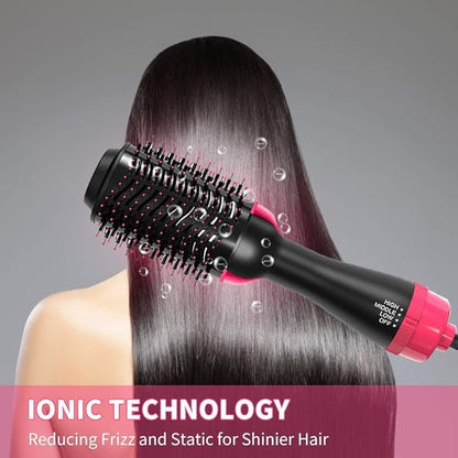 Hot Air Blower Brush For Hair Drying - Styling