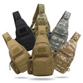 Tactical Military Chest Sling Bag With Water Bottle Holder