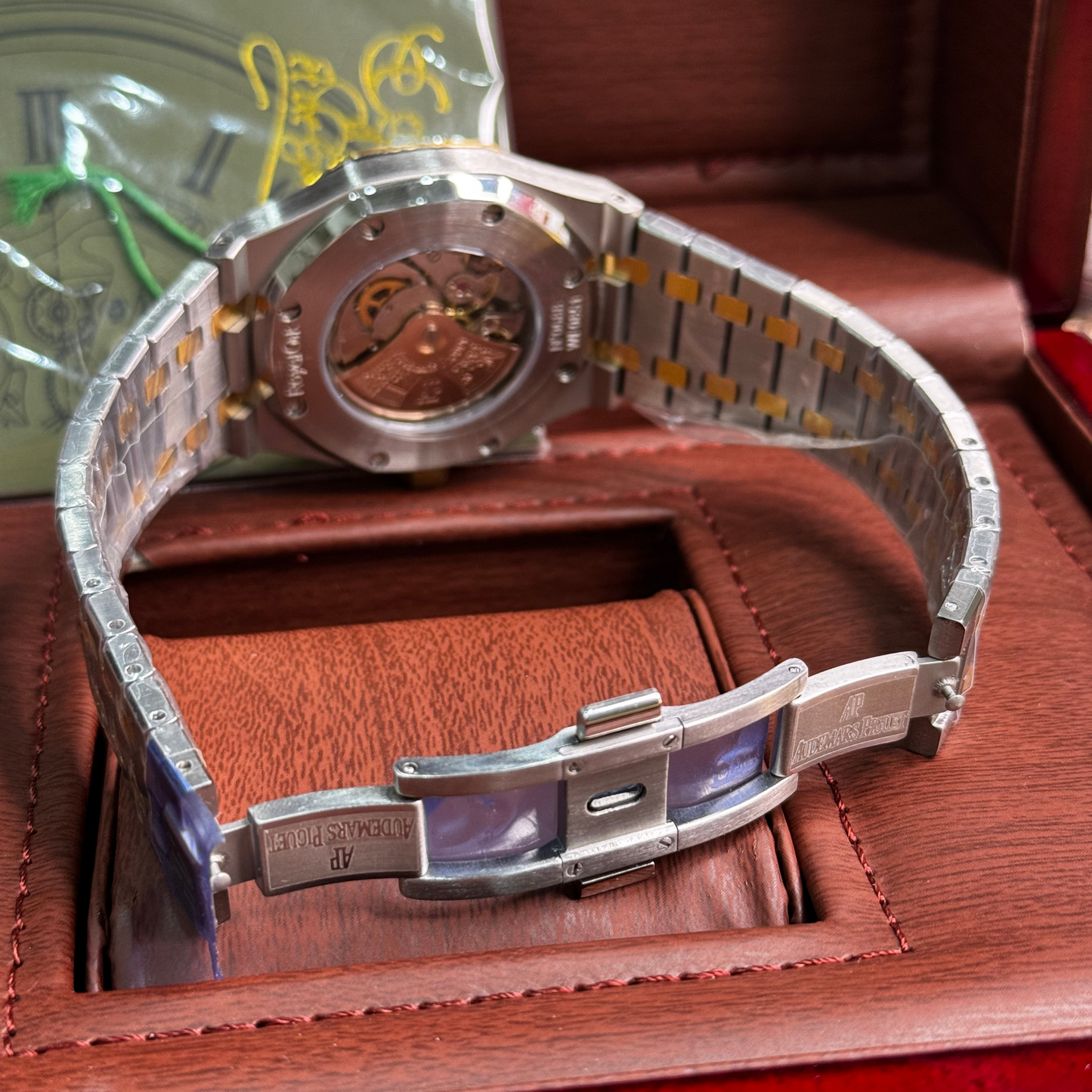 AUDEMARS PIGUET ROYAL OAK WHITE WITH BLUE DIAL