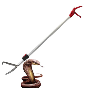 40-Inch Heavy-Duty Snake Catcher Grabber – Professional Aluminum Alloy Handling Tongs