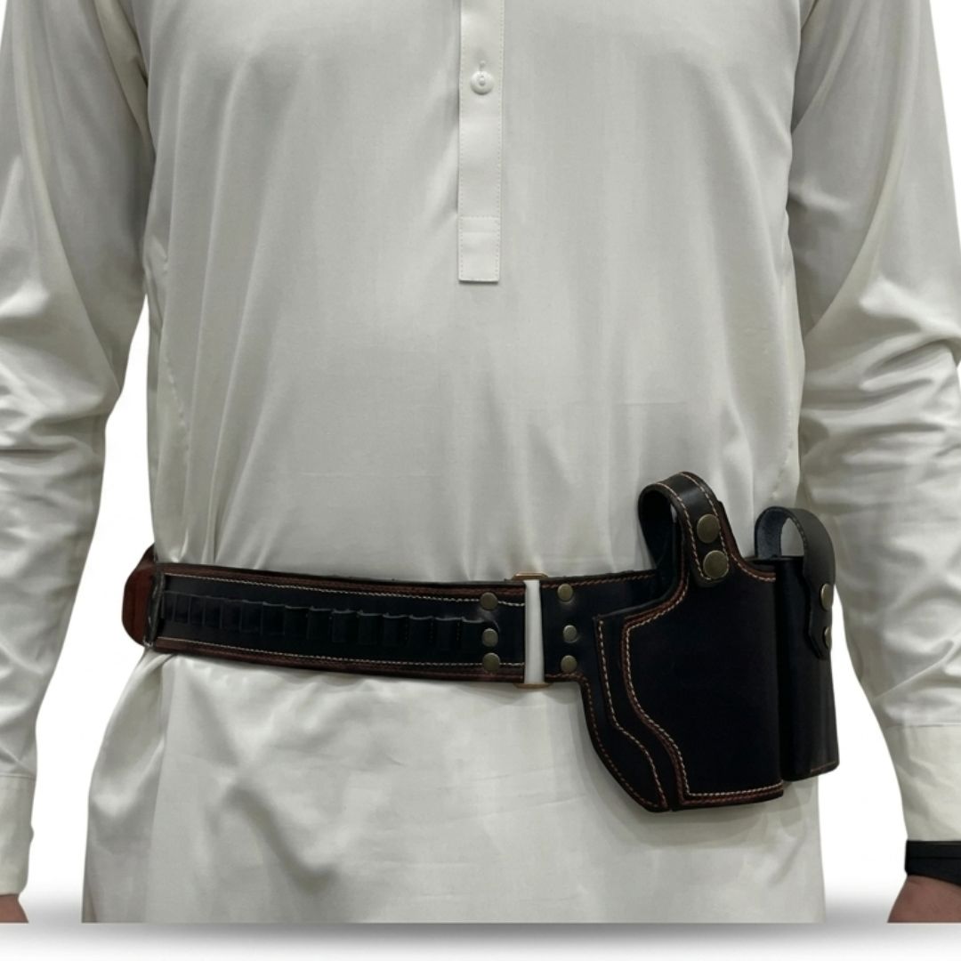 GENUINE LEATHER BELT HOLSTER