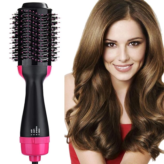 Hot Air Blower Brush For Hair Drying - Styling