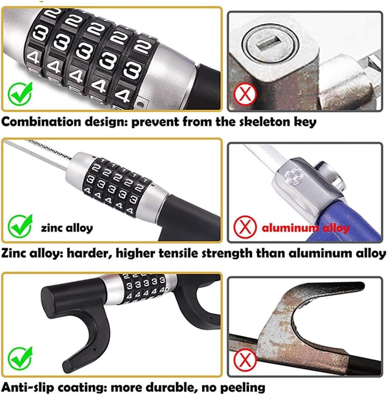 Car Theft Steering Lock