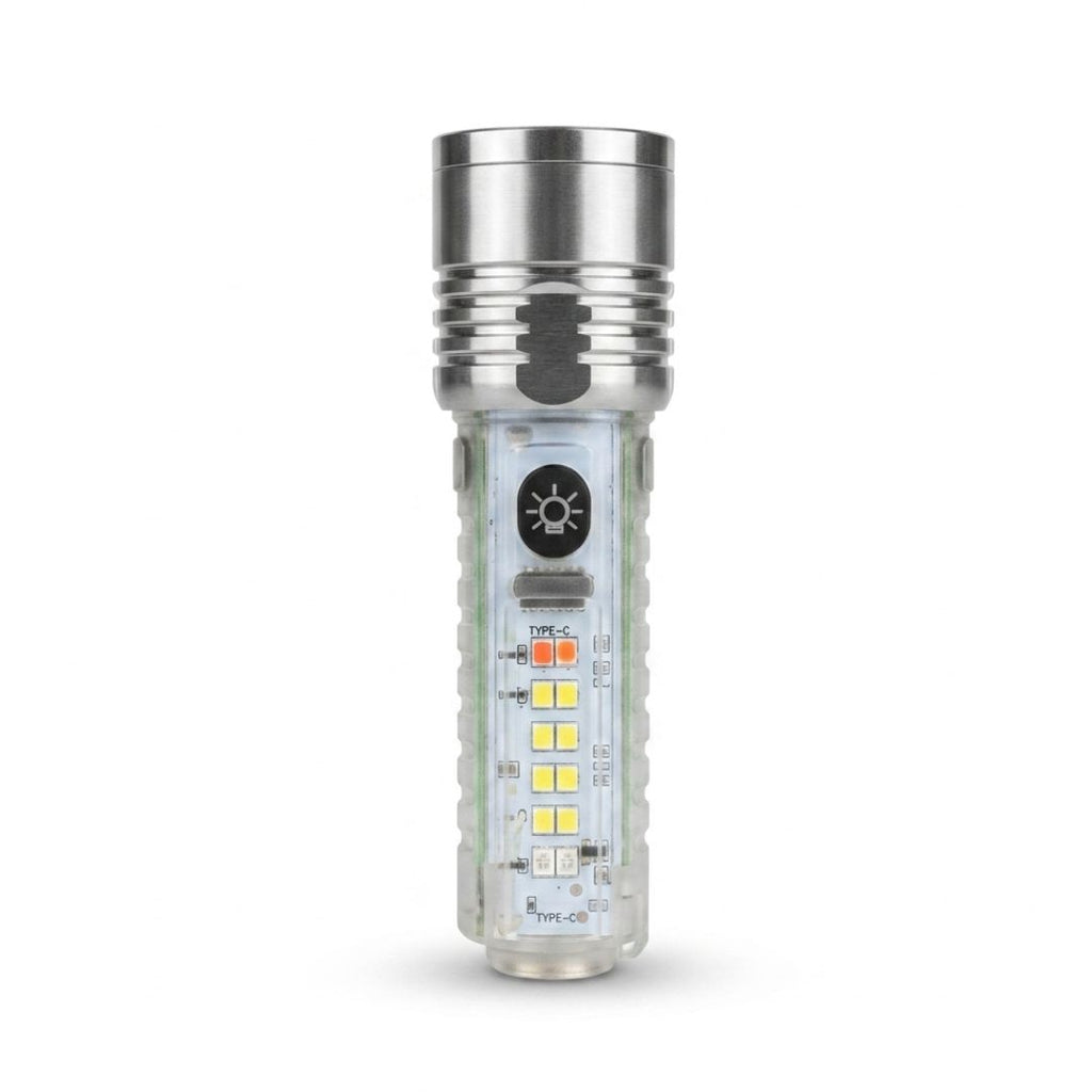 COBA Professional Rechargeable Flashlight – USB Powered High Intensity LED Torch